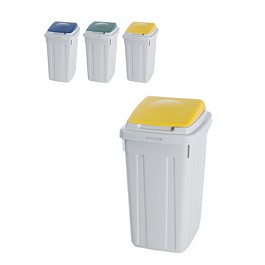 Contenedor 42 litros LUXE SELECTIVO. Envases. Amarillo